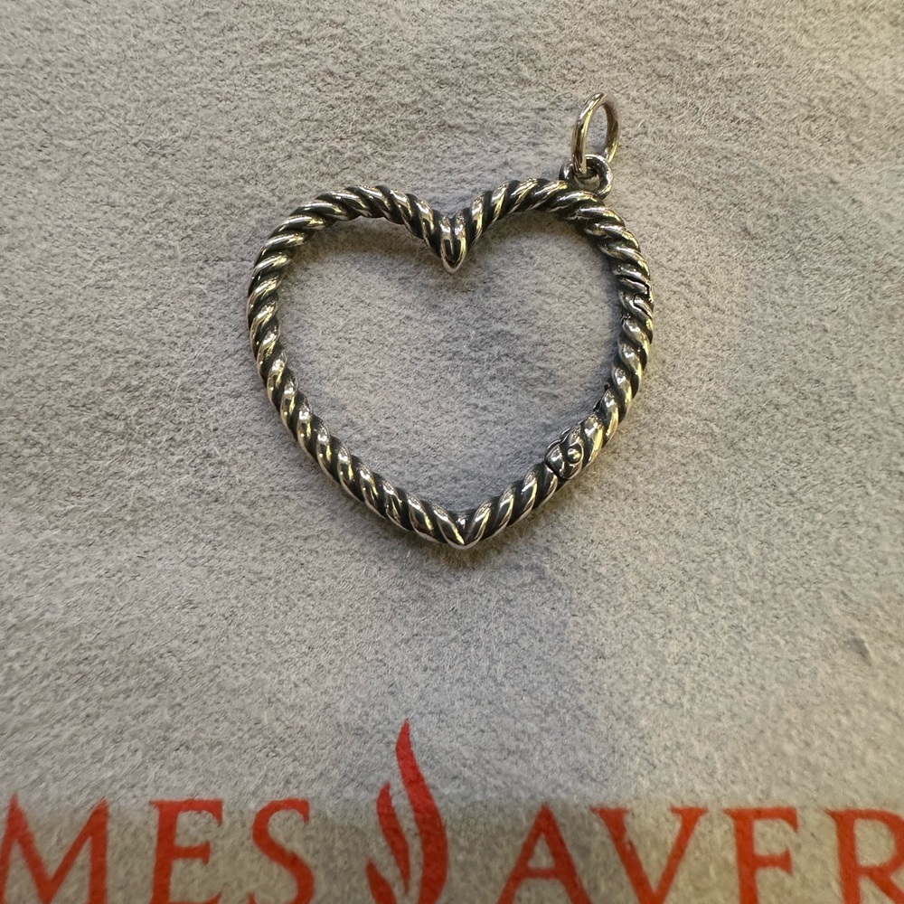 James Avery changeable heart charm